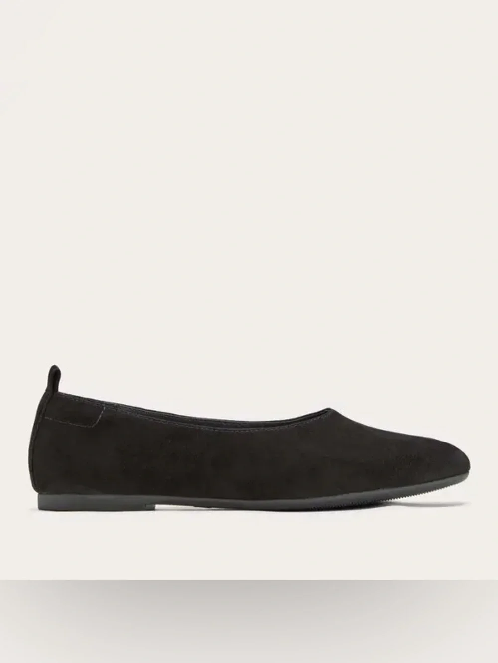 NIB Everlane Black Italian Suede Leather Day Glove Flats, Size 6.5M - Picture 2 of 15